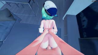 Sacharóza POV sex, na pejska, na koni péro cowgirl, až se dostane creampied.