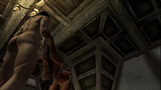 The Elder Porn V: Skyrim - Forsworn Babe Sucks and Fucks