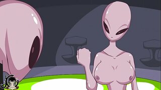 Aliens Jerk and give a Blowjob to a Human?!