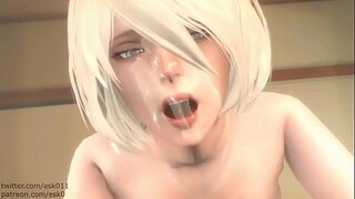 ���णखी yorha 2b संकलन Nier Automata नाही माझ्या clips