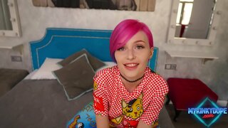 18yo ಹದಿಹರೆಯದ ಸುಂದರಿ ಬಾಯಿಯಿಂದ ಜುಂಬು ಮೇಲೆ ಒಂದು ದಿನಾಂಕ