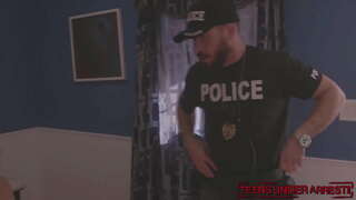 Swyddogion yr heddlu fuck ifanc hyfryd babe