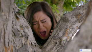 Outdoor Lesbian Threesome