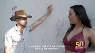 The 50-had - a-Bitch from the street by giving the ass for the fifty real anal